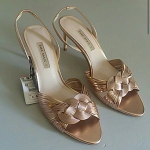 Zara Rose Gold Heels